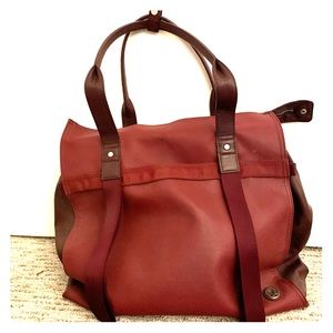 Lululemon gym bag with yoga mat hoops